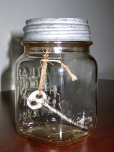 Key in jar